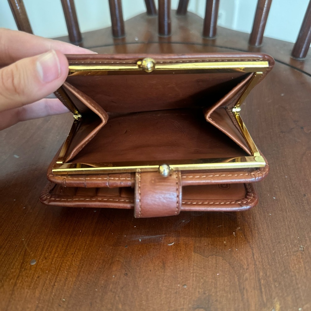Vintage Coach French Purse Wallet